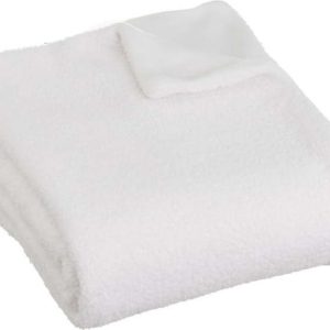 Bílá deka s beránkem 130x160 cm Sherpa Bouclé – Casa Selección