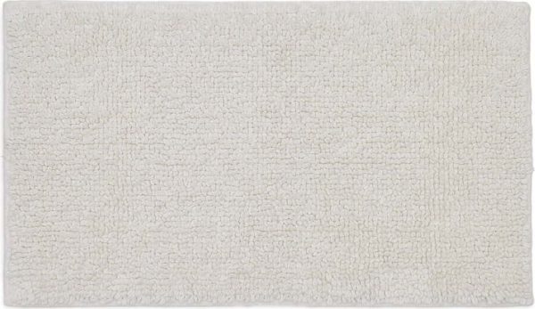 Bílá koupelnová předložka 50x70 cm Uvite – Kave Home