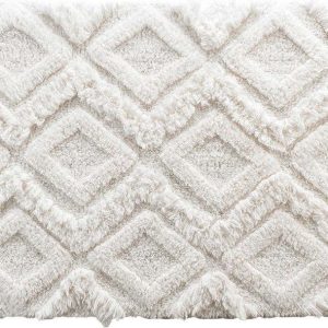 Bílá koupelnová předložka 50x80 cm Ikatis – douceur d'intérieur