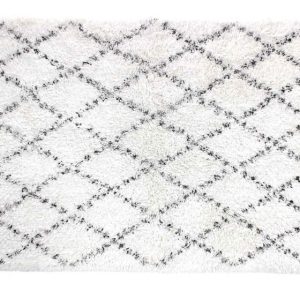 Bílá koupelnová předložka 50x80 cm Latika – douceur d'intérieur