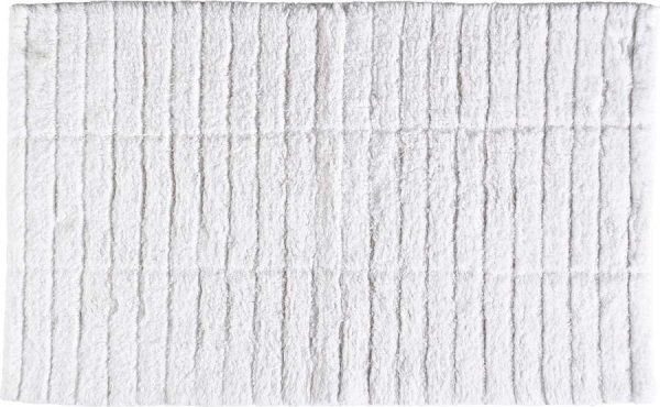 Bílá koupelnová předložka 80x50 cm Tiles - Zone