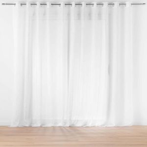 Bílá voálová záclona 400x240 cm Lissea – douceur d'intérieur