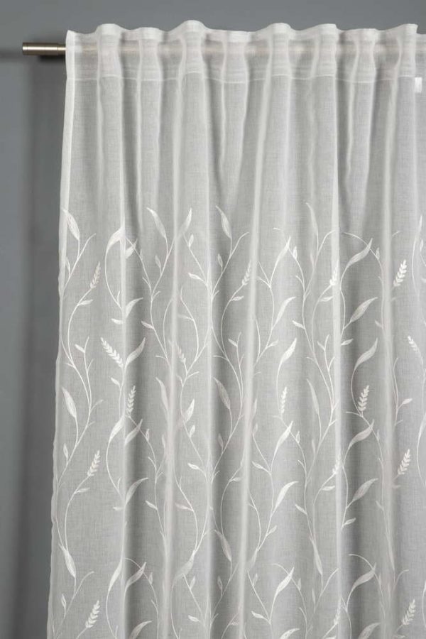 Bílá záclona 245x140 cm Dolly-Voile - Gardinia