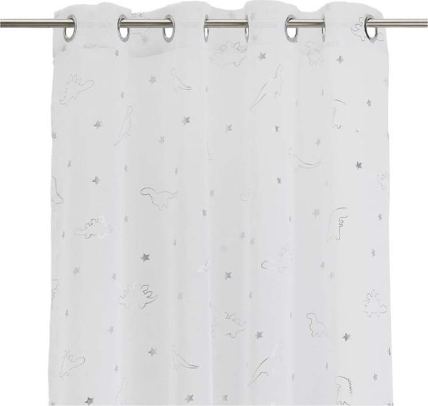 Bílá/ve stříbrné barvě záclona 140x260 cm Dinos – Casa Selección