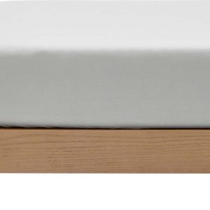Bílé napínací prostěradlo z bavlněného perkálu 70x140 cm Fleno – Kave Home