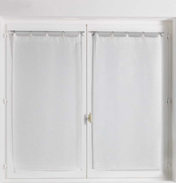Bílé voálové záclony v sadě 2 ks 60x90 cm Milza – douceur d'intérieur