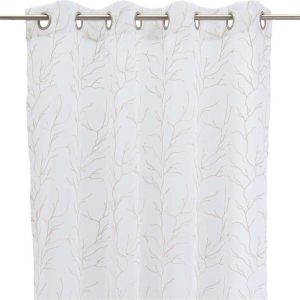Bílo-béžová záclona 140x260 cm Coral – Casa Selección