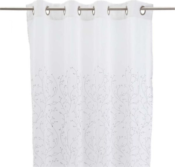 Bílo-šedá záclona 140x260 cm Grow – Casa Selección