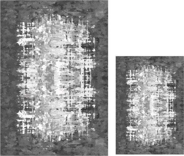 Bílo-šedé koupelnové předložky v sadě 2 ks 60x100 cm Modern – Mila Home