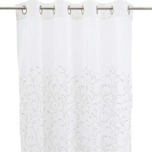 Bílo-zelená záclona 140x260 cm Grow – Casa Selección