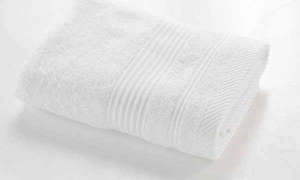 Bílý froté bavlněný ručník 50x90 cm Tendresse – douceur d'intérieur
