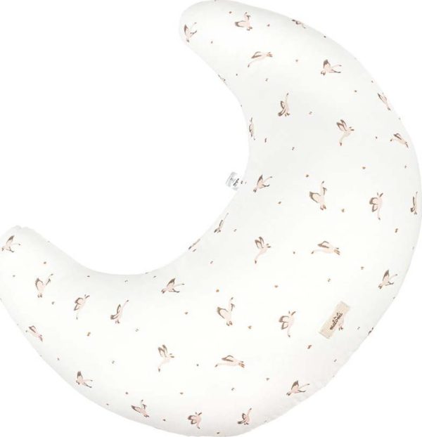 Bílý kojící polštář Goose – Malomi Kids