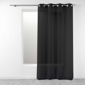 Černá záclona 140x280 cm Telma – douceur d'intérieur