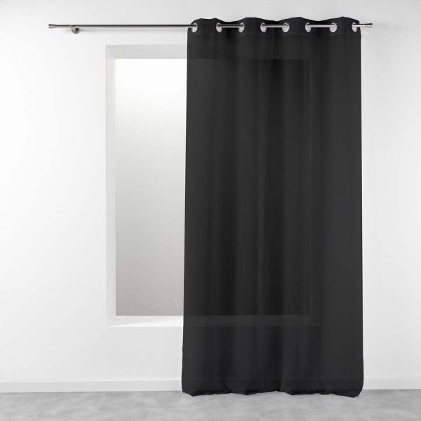 Černá záclona 140x280 cm Telma – douceur d'intérieur