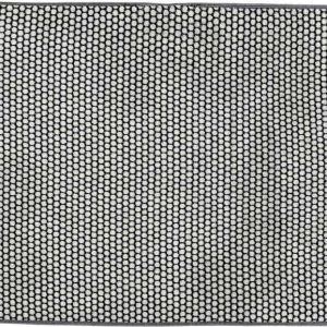 Černobílá textilní koupelnová předložka 50x80 cm Grid – Mette Ditmer Denmark