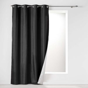 Černý termo závěs 140x260 cm Icemount – douceur d'intérieur