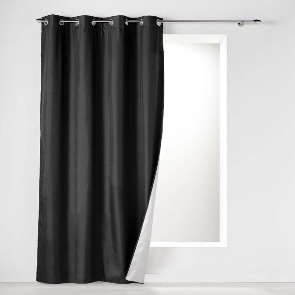 Černý termo závěs 140x260 cm Icemount – douceur d'intérieur