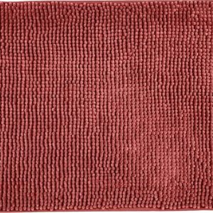 Červená textilní koupelnová předložka 50x80 cm Chenille – Allstar