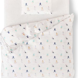 Flanelové povlečení na jednolůžko/prodloužené 220x155 cm Snuggy Aspen – Restilo