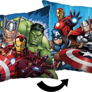 Fleecový dětský polštářek 40x40 cm Avengers "Heroes" – Jerry Fabrics