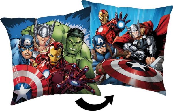 Fleecový dětský polštářek 40x40 cm Avengers "Heroes" – Jerry Fabrics