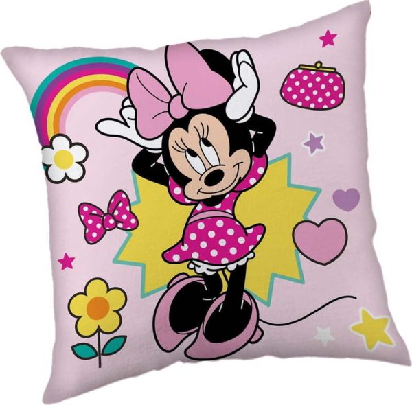 Fleecový dětský polštářek 40x40 cm Minnie "Smile" – Jerry Fabrics