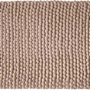Hnědá koupelnová předložka 50x120 cm Aspen Bobble – Bianca
