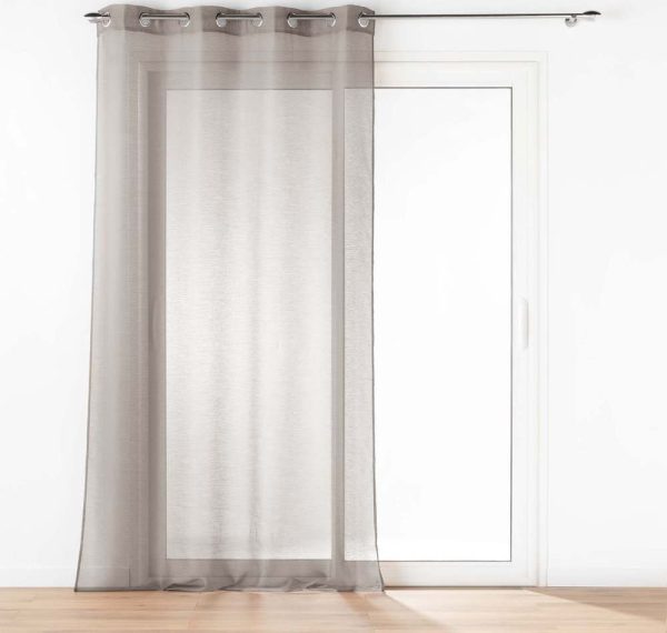 Hnědá voálová záclona 140x240 cm Lissea – douceur d'intérieur