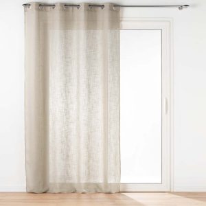 Hnědá záclona 140x280 cm Haltona – douceur d'intérieur