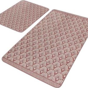 Hnědé sametové koupelnové předložky v sadě 2 ks 60x100 cm – Mila Home