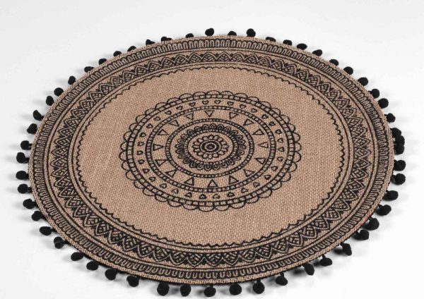 Jutové prostírání ø 38 cm Renata – douceur d'intérieur