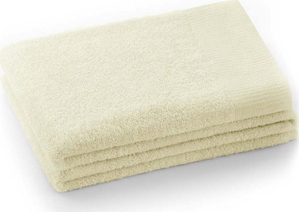 Krémová froté bavlněná osuška 70x140 cm Amari – Restilo