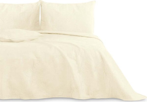 Krémový přehoz na dvoulůžko 200x220 cm Palsha – AmeliaHome