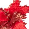 Květ POINSETTIA třpytivá 45 cm, červená - Image 3