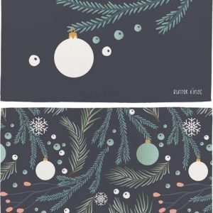Látková prostírání s vánočním motivem v sadě 2 ks 35x45 cm Christmas Deco – Butter Kings