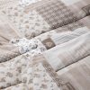 Letní sada peřiny a polštáře PATCHWORK, béžová - Image 3
