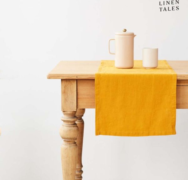 Lněný běhoun na stůl 40x200 cm – Linen Tales