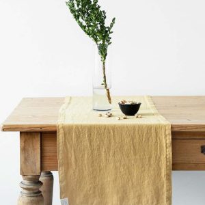 Lněný běhoun na stůl 40x150 cm – Linen Tales