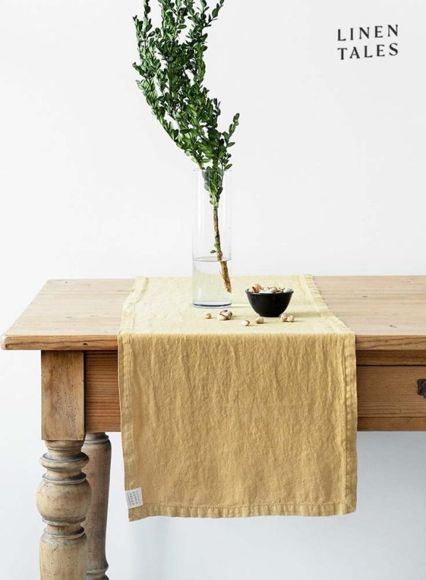 Lněný běhoun na stůl 40x150 cm – Linen Tales