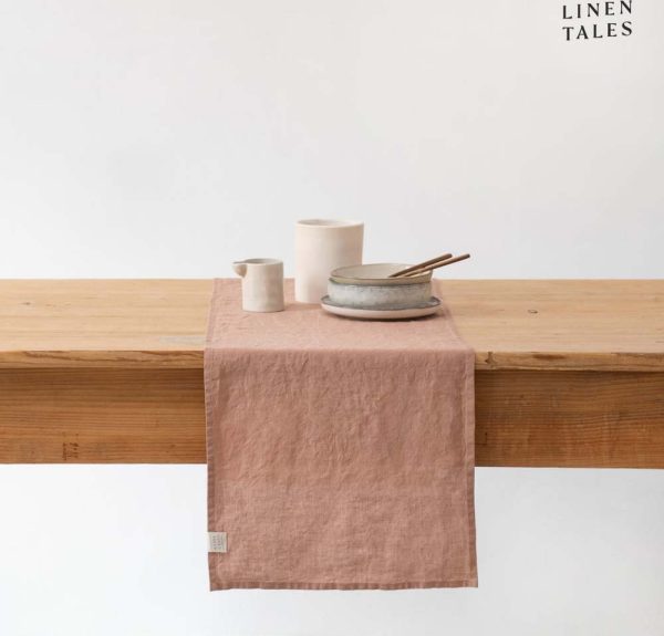 Lněný běhoun na stůl 40x150 cm – Linen Tales