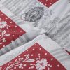 Ložní povlečení z mikrovlákna PATCHWORK SRDCE 2x jednolůžko - Image 3