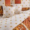 Ložní rodinná souprava z mikrovlákna PATCHWORK s prostěradly a povlaky na polštářky sada 4 dílů na jednolůžko - Image 2