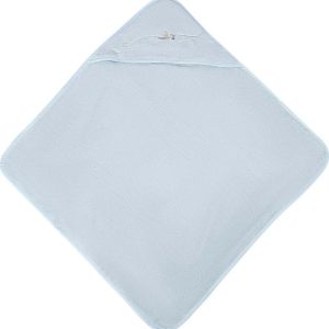Modrá bavlněná zavinovací dětská deka 75x75 cm Bebemarin – Mijolnir