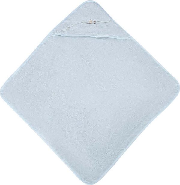 Modrá bavlněná zavinovací dětská deka 75x75 cm Bebemarin – Mijolnir