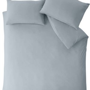 Modrošedé povlečení na dvoulůžko z mikrovlákna 200x200 cm So Soft Easy Iron – Catherine Lansfield