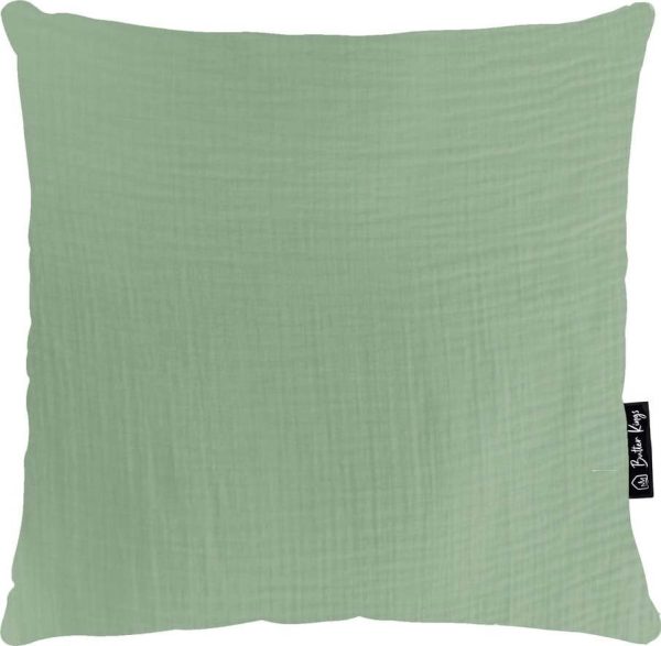 Mušelínový povlak na polštář 45x45 cm Plain Muslin – Butter Kings