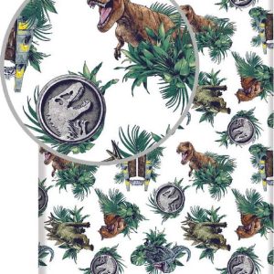 Napínací bavlněné dětské prostěradlo 90x200 cm Jurassic World "Roar" – Jerry Fabrics