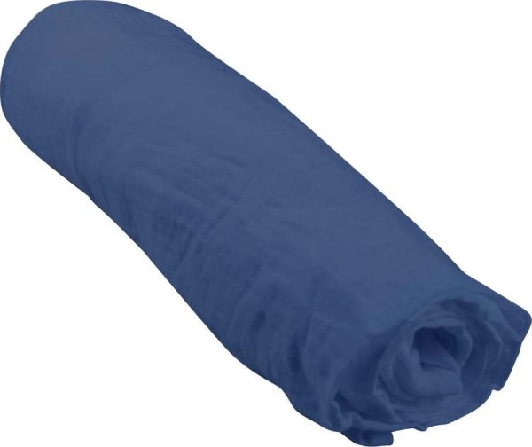 Napínací mušelínové dětské prostěradlo do postýlky 60x120 cm – Bébé Douceur