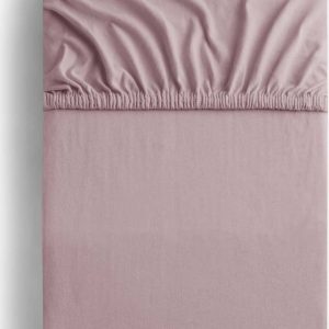 Napínací prostěradlo starorůžové jersey 180x200 cm Amber – Restilo