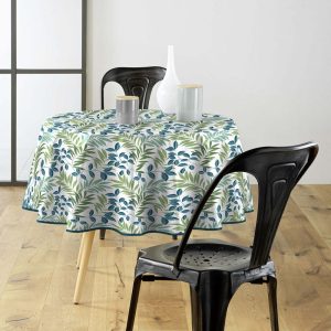 Omyvatelný ubrus ø 160 cm Nelida – douceur d'intérieur